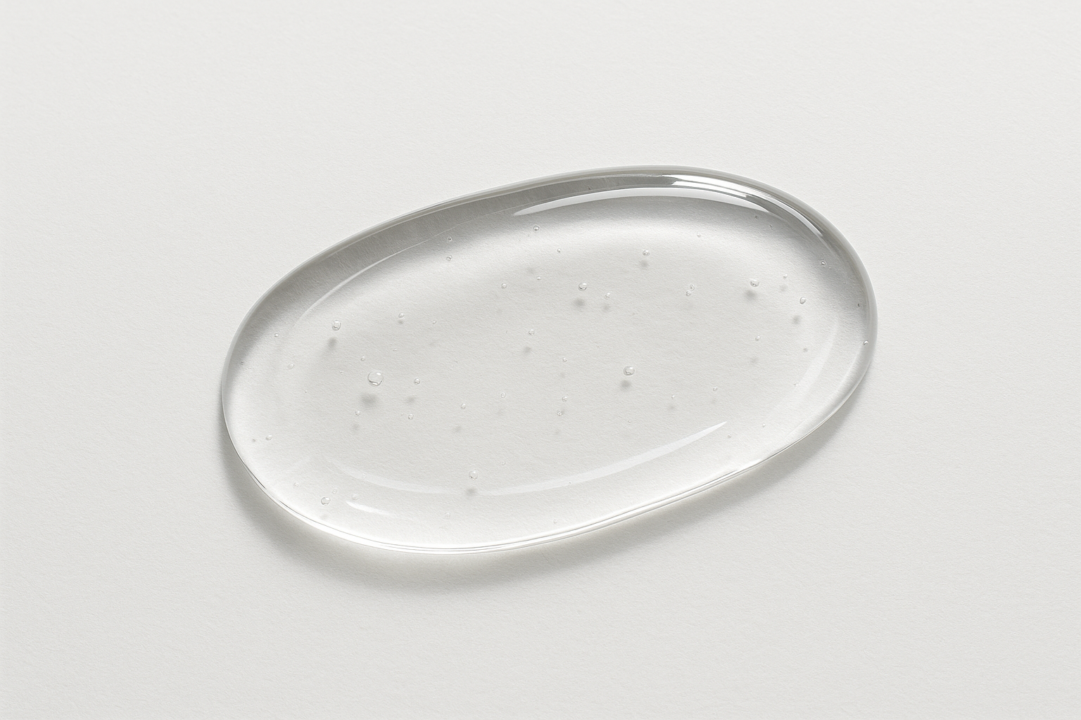 make it more clear transparent gel like 